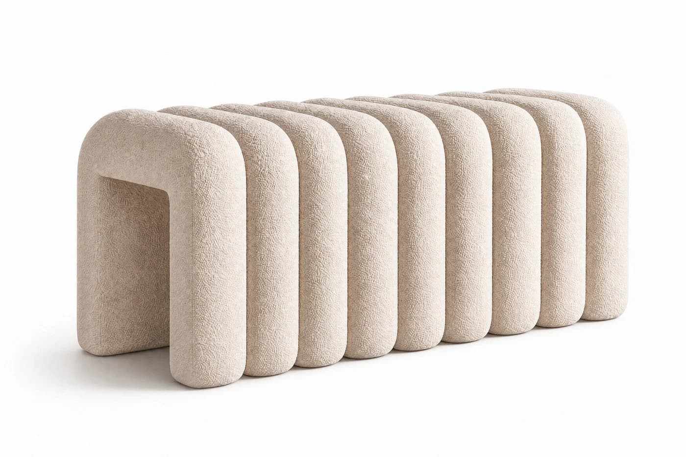 riess-ambiente Polsterbank VOGUE Beige Bouclé