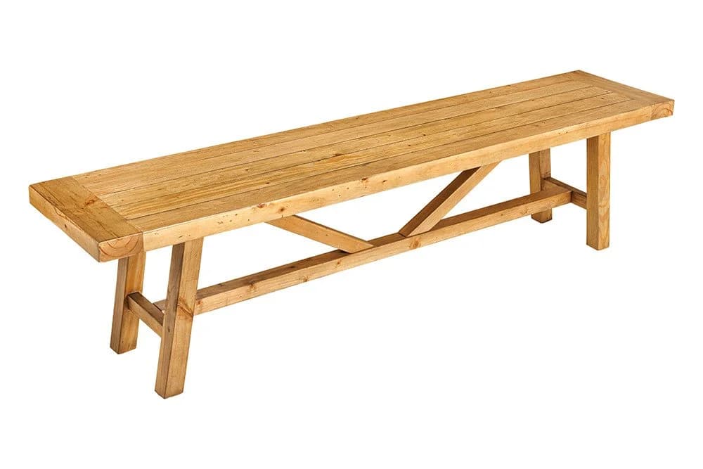 riess-ambiente Sitzbank RIVIERA 200cm Massivholz Pinie Landhausstil