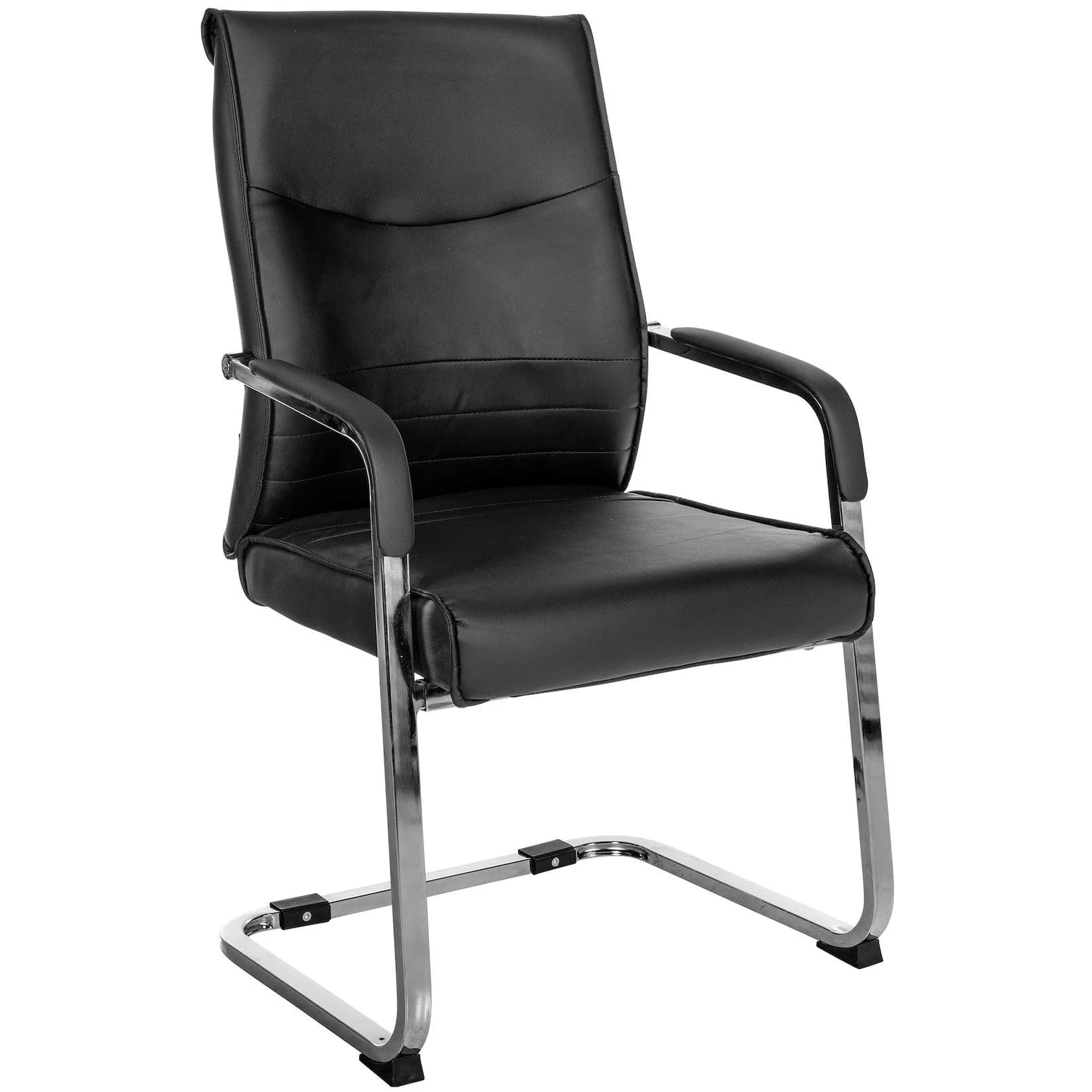 CLP Esszimmerstuhl Hobart - Ergonomisch mit Armlehne, Kunstleder, Metallgestell