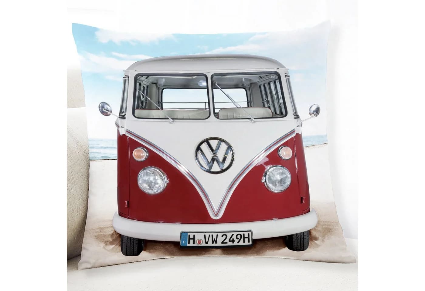 BERONAGE VW Bulli T1 Kissen 089 Beach 40 x 40 cm
