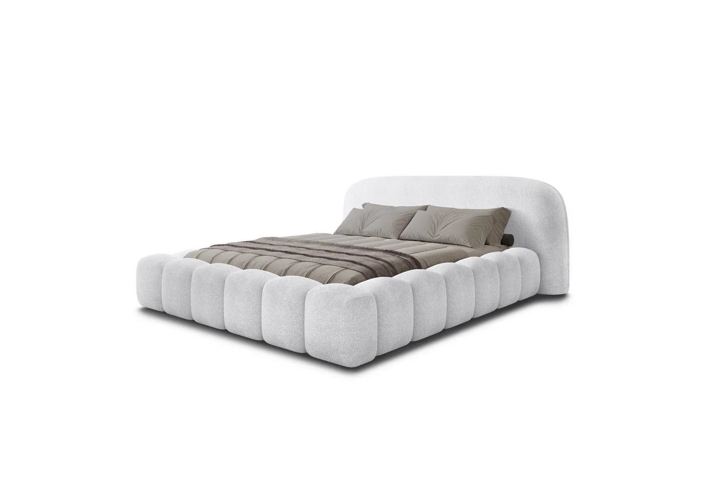 thematys Polsterbett ORLANDO Cloud Bettkasten Bouclé Bezug 140x200