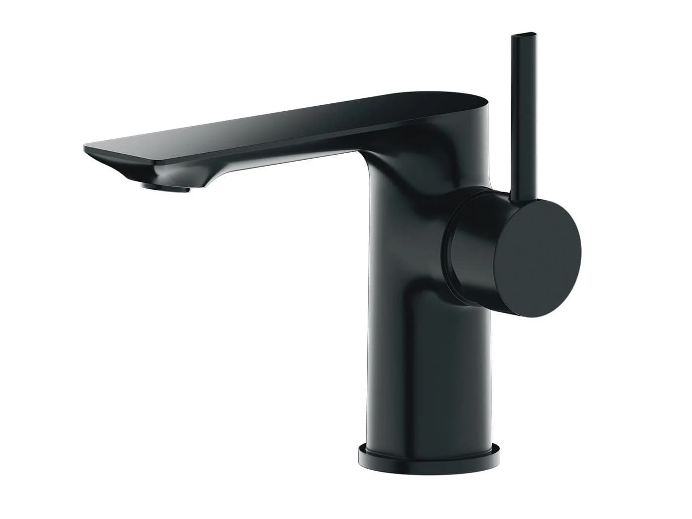 Aqua Bagno Waschtischarmatur Einhebelmischer matt schwarz