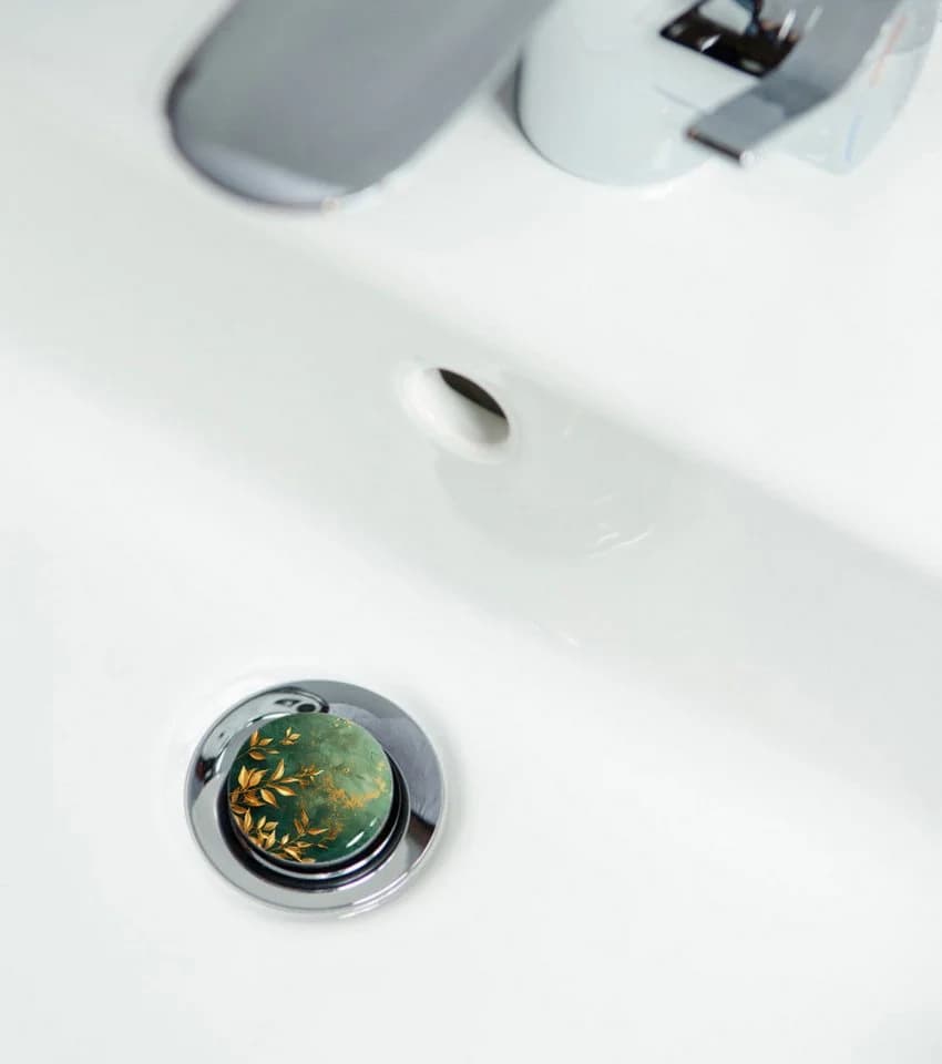 Sanilo Waschbeckenstöpsel mit Motiv, viele schöne Stöpsel für das Waschbecken zur Auswahl, Ø 4 cm, hochwertig, universell, 100% wasserdicht
