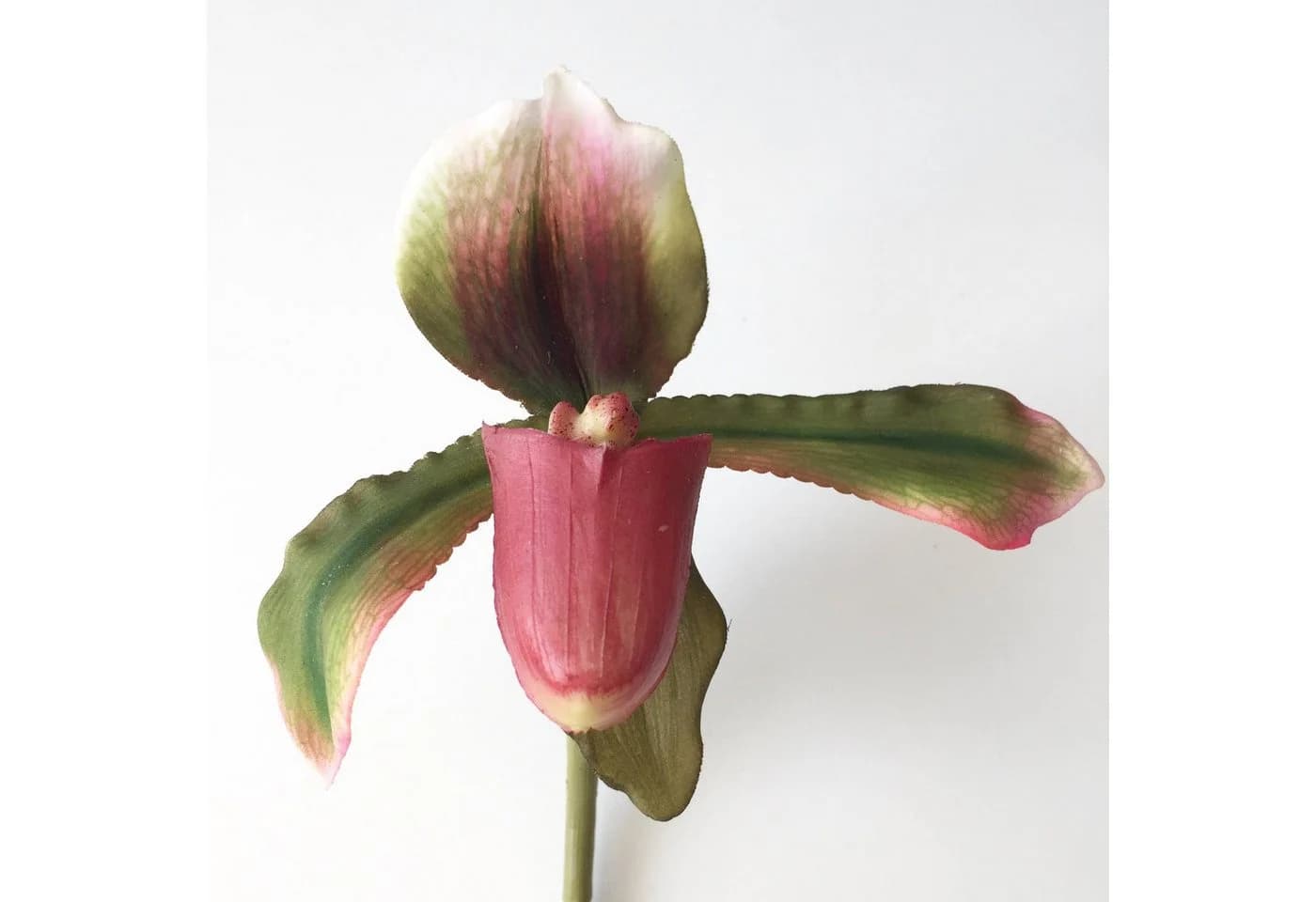 artplants Kunstorchidee Paphiopedilum VELANA Violett 40 cm