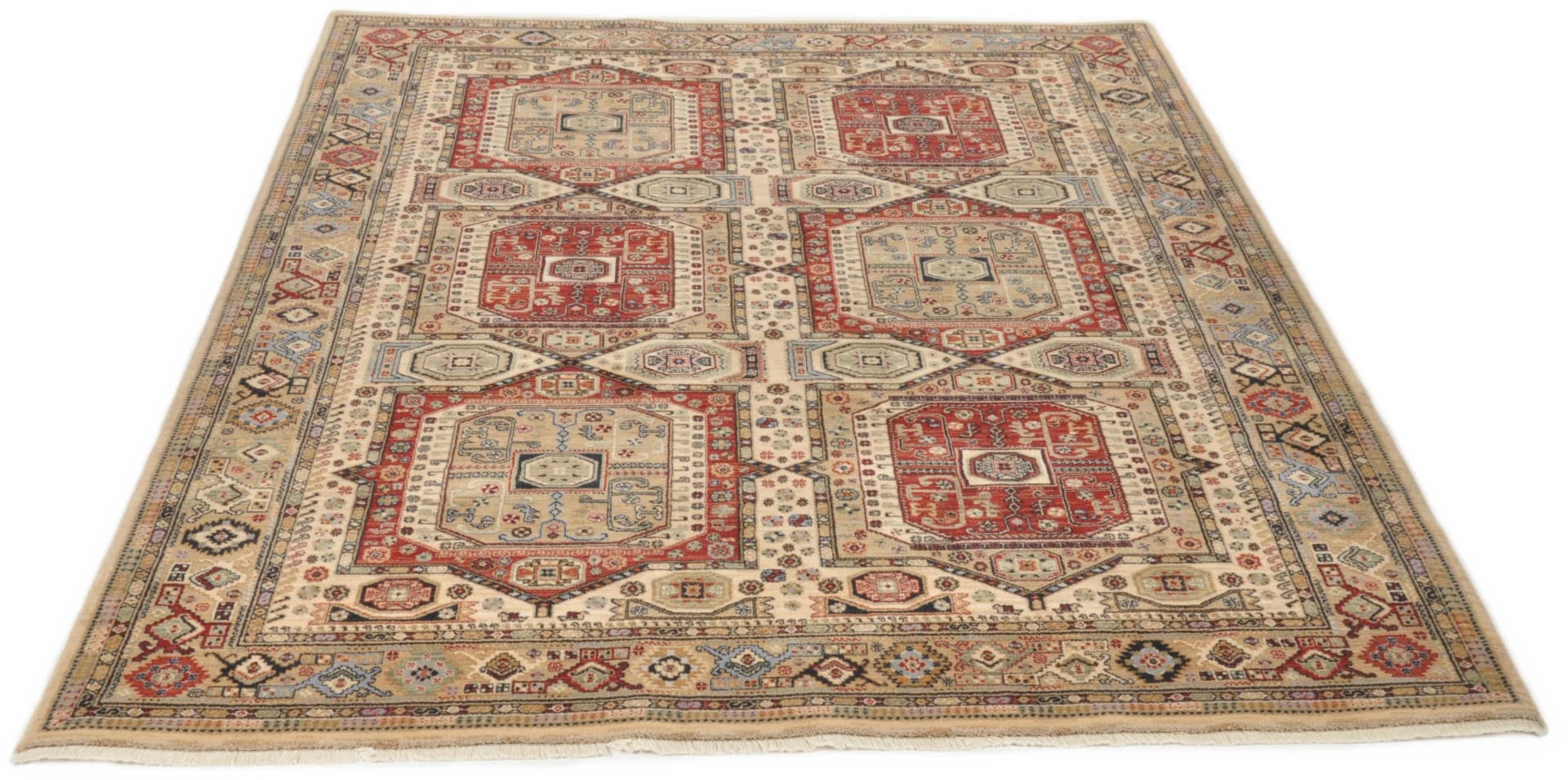 Wollteppich THEKO Saharna 7275 Beige Orientalisch