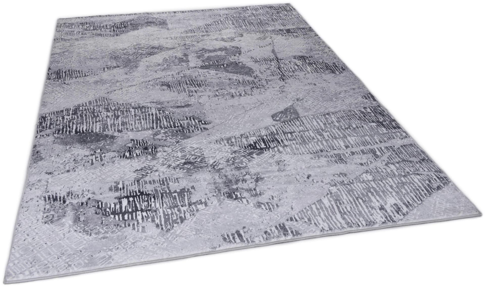 GINO FALCONE Teppich Rachele Grau Modernes Design