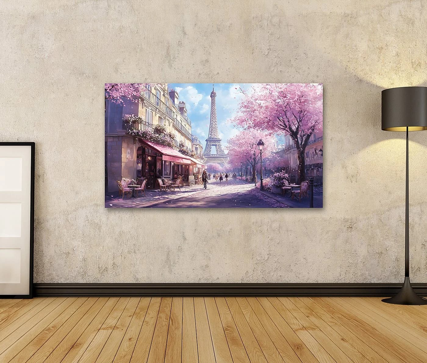 islandburner Leinwandbild Frühlingszeit in Paris Eiffelturm