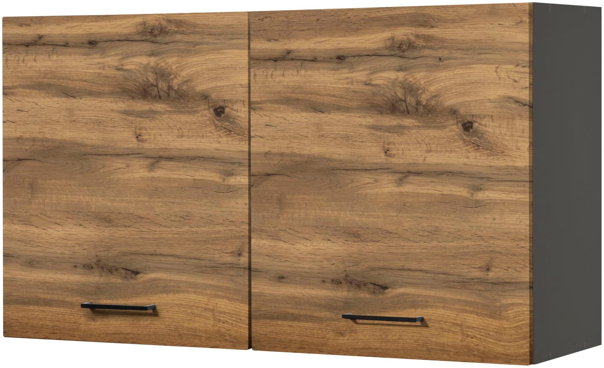 Hängeschrank KS-Trier Grau Braun 3-Türer MDF
