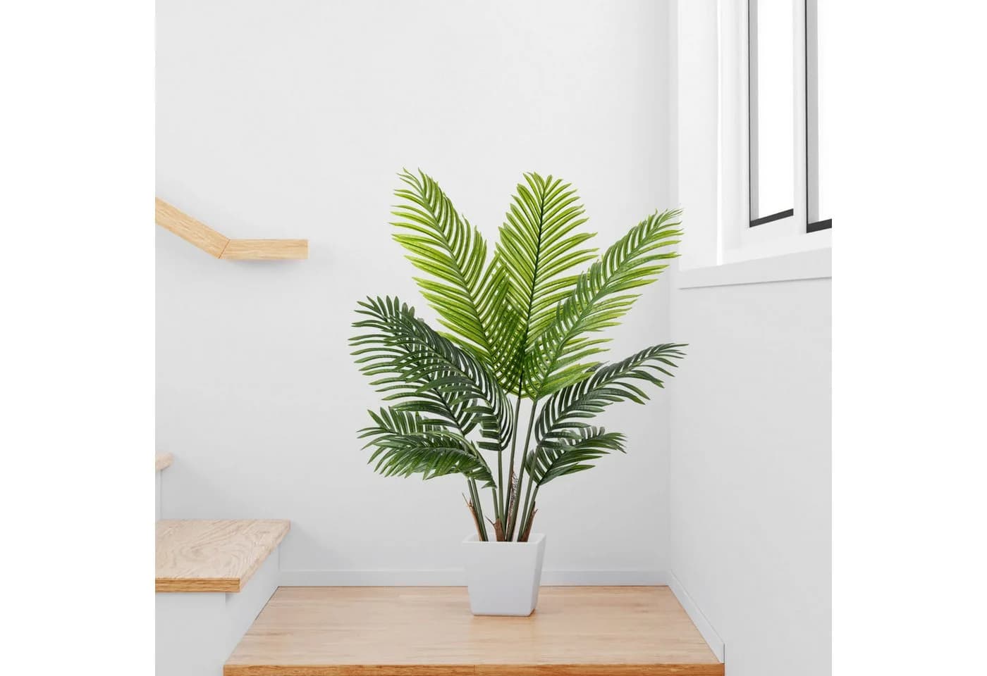 PASCH Kunstpalme Areca Palme mit Topf Grün 110 cm