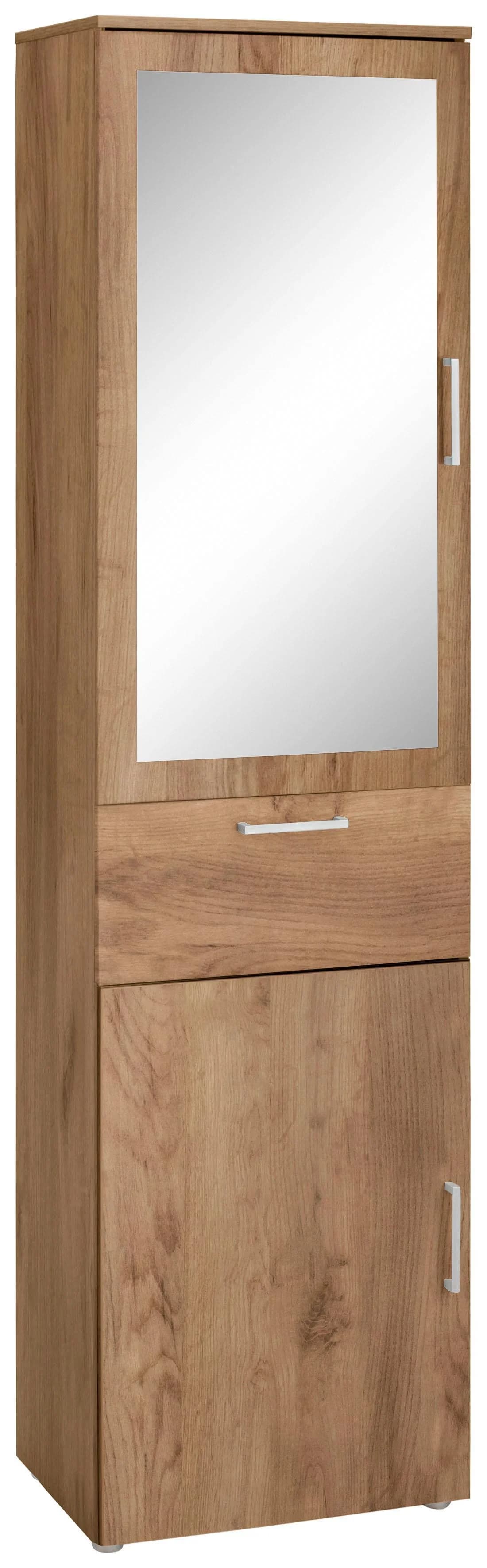 Garderobenschrank PAROLI Susa Gold Craft Oak mit Spiegel