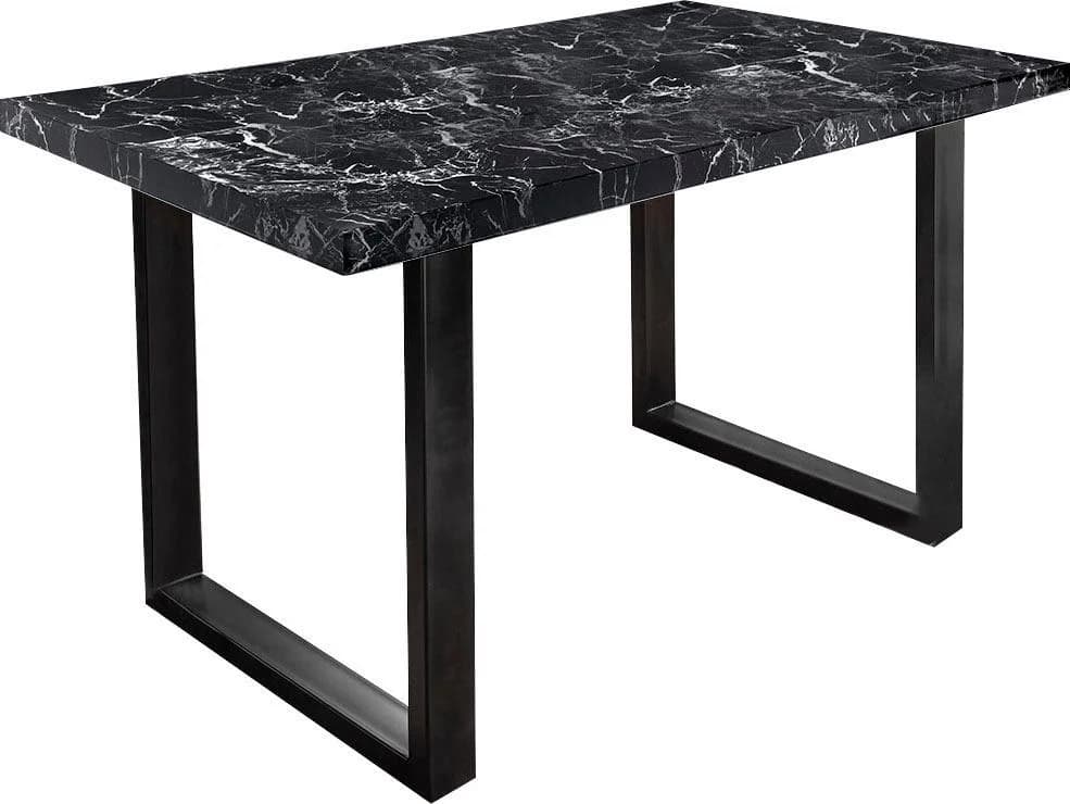 Esstisch PAROLI Manger Marmor schwarz 160 cm