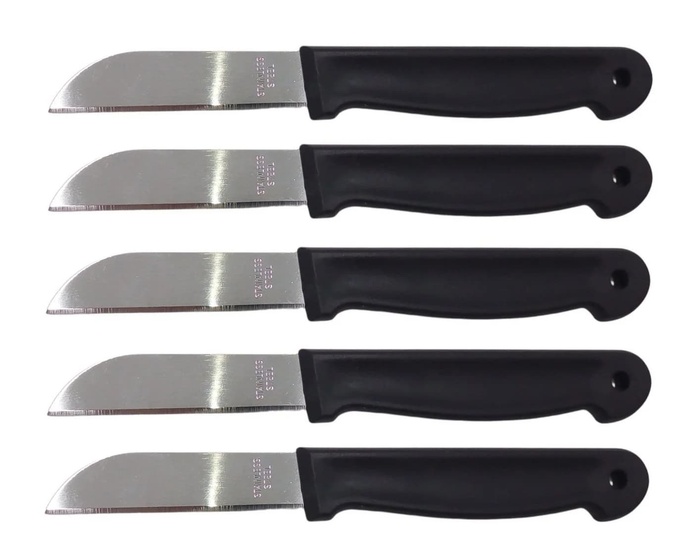 BURI Universalmesser-Set 5-tlg. Schälmesser Gemüsemesser