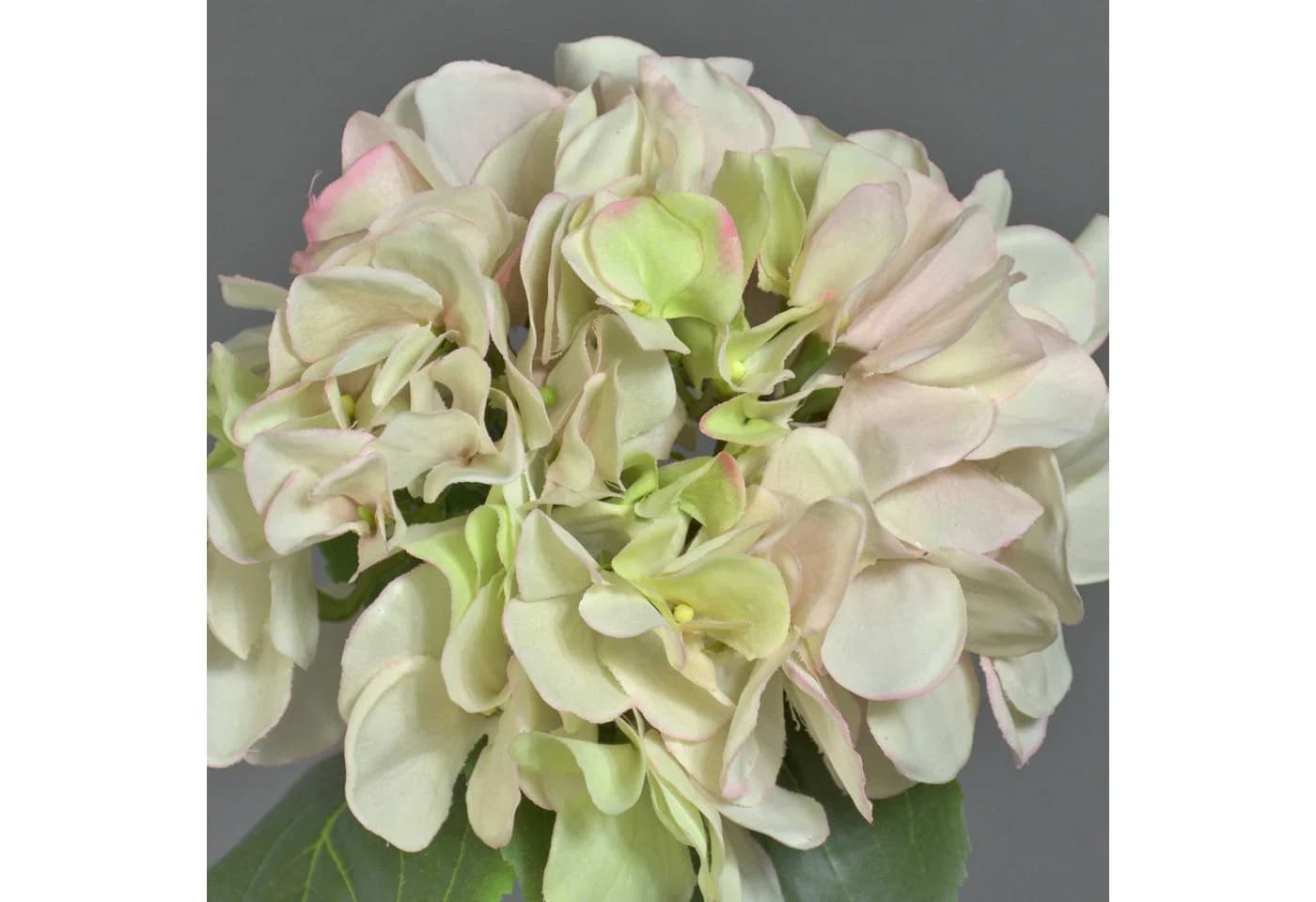 artplants Kunstblume Hortensie CHIDORI Creme 60 cm
