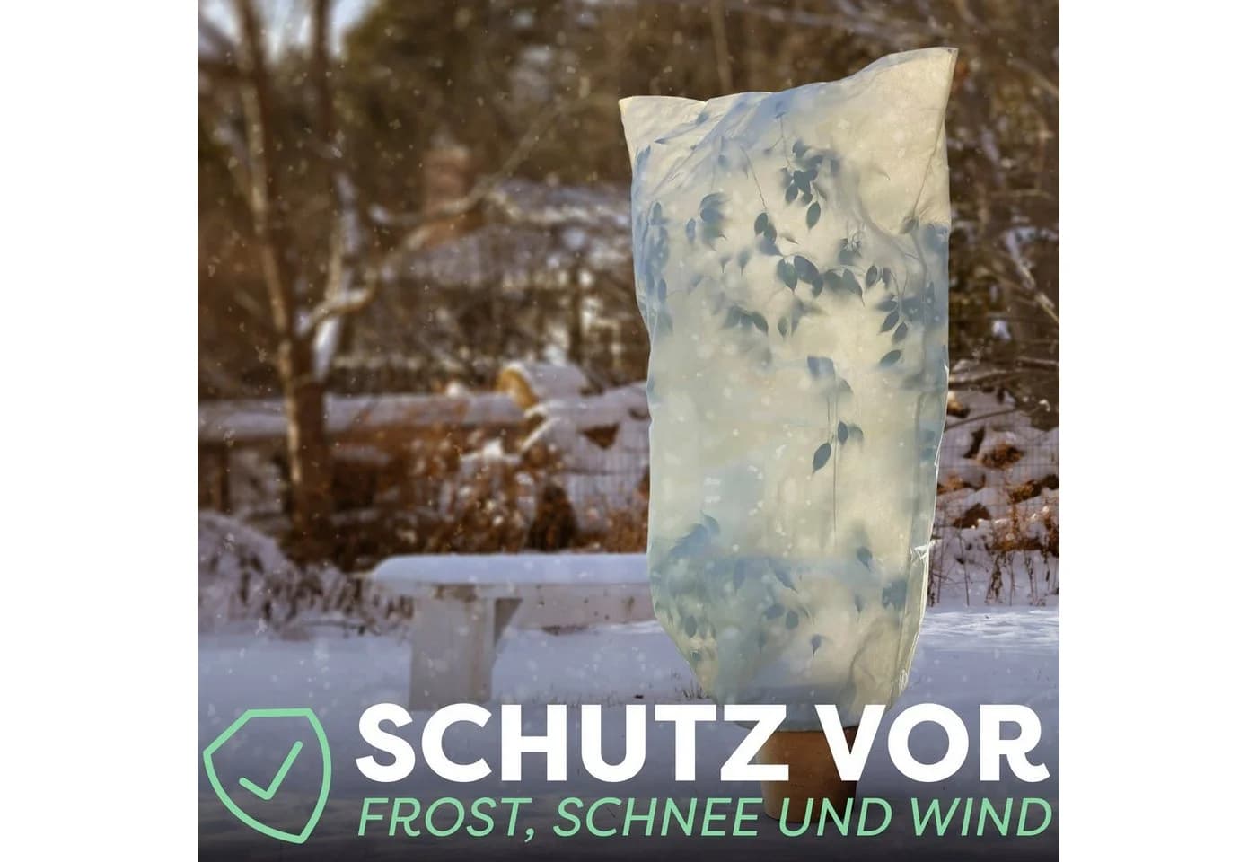 Praknu Pflanzenschutz Vlies Beige Winterschutz