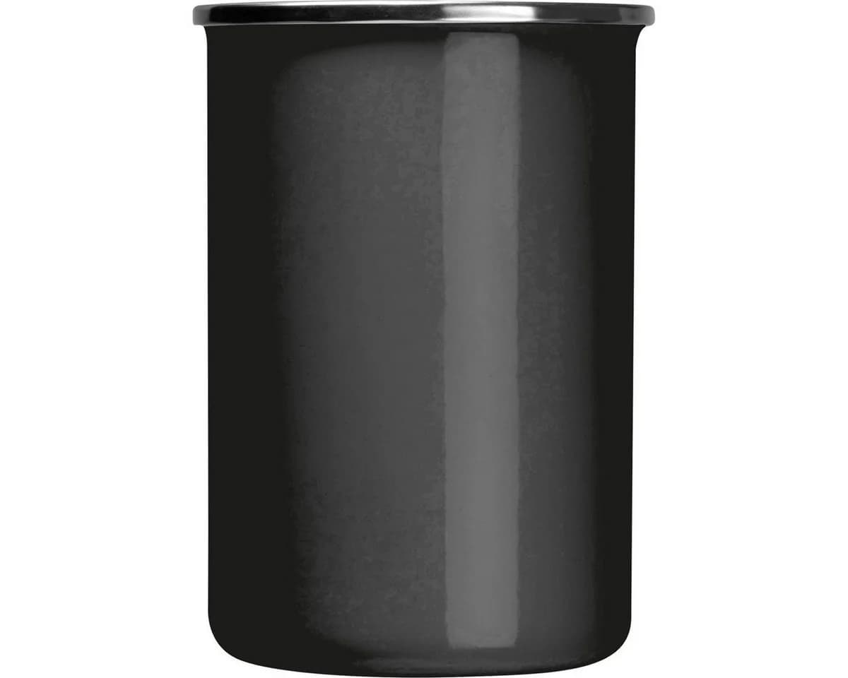 Macma Emaille Tasse Schwarz 550ml