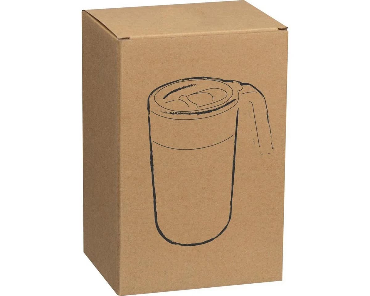 Macma Doppelwandiger Trinkbecher Edelstahl 400ml Rot