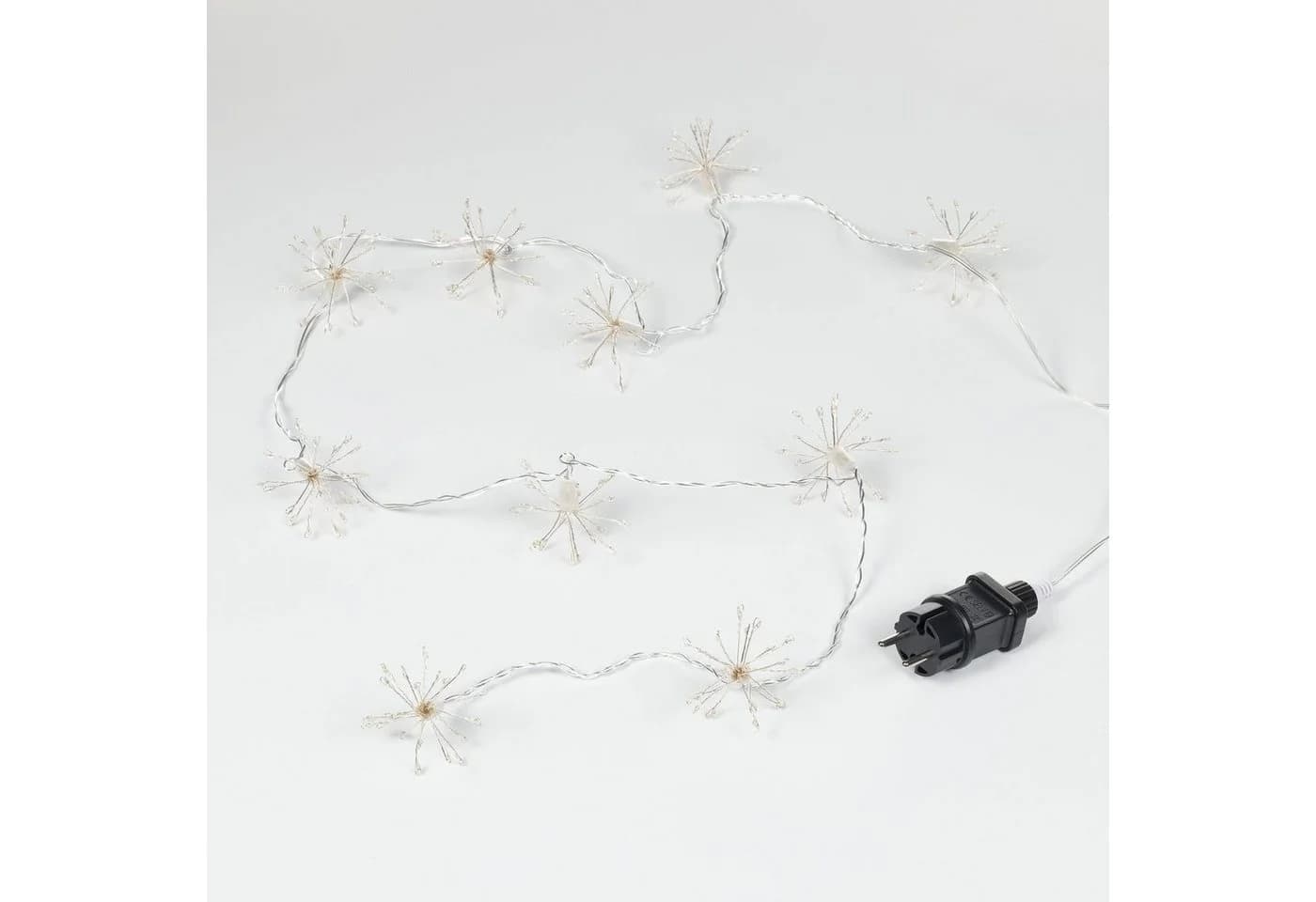 Northpoint LED-Lichterkette 200 LEDs Weiß 180cm Feuerwerkslook