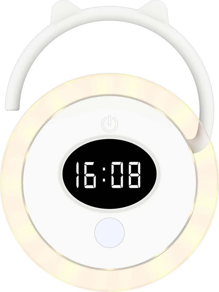 Northpoint LED Nachtlicht Digitaluhr Bewegungsmelder Touch 500mAh Akku