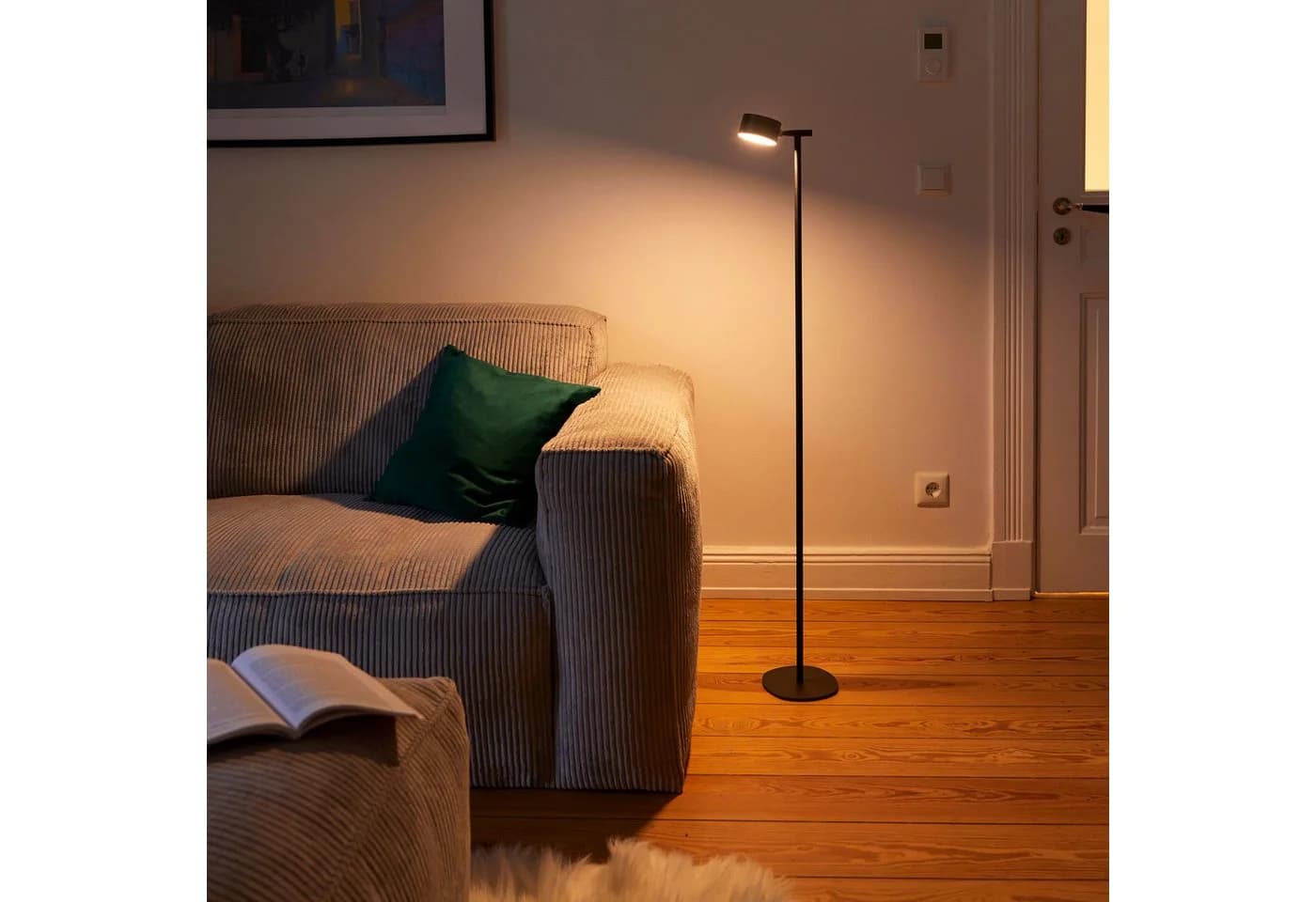Northpoint LED Stehlampe 3 in 1 Dimmbar Schwarz