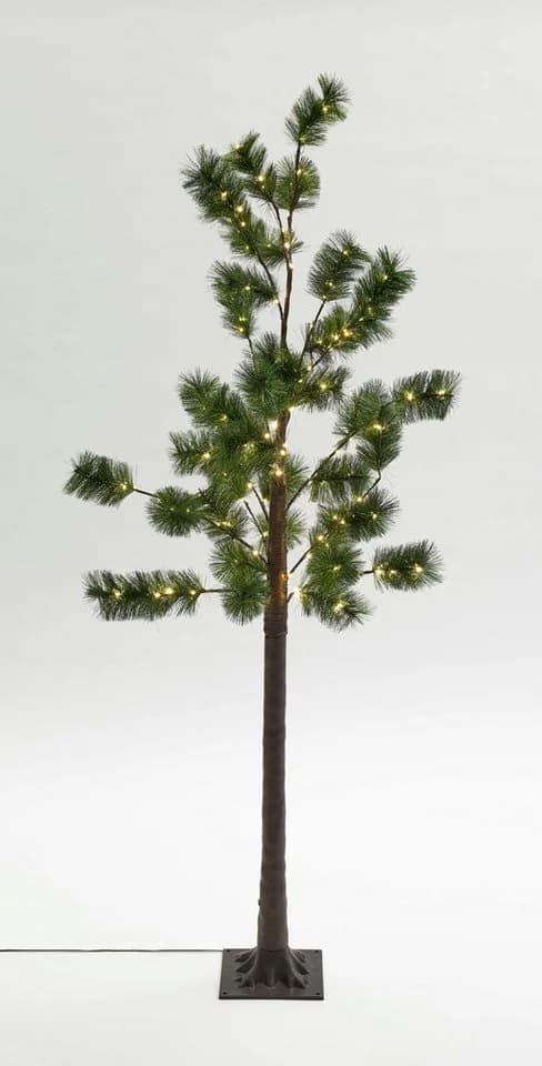 Northpoint LED Baum Tannenbaum Braun 150 LEDs