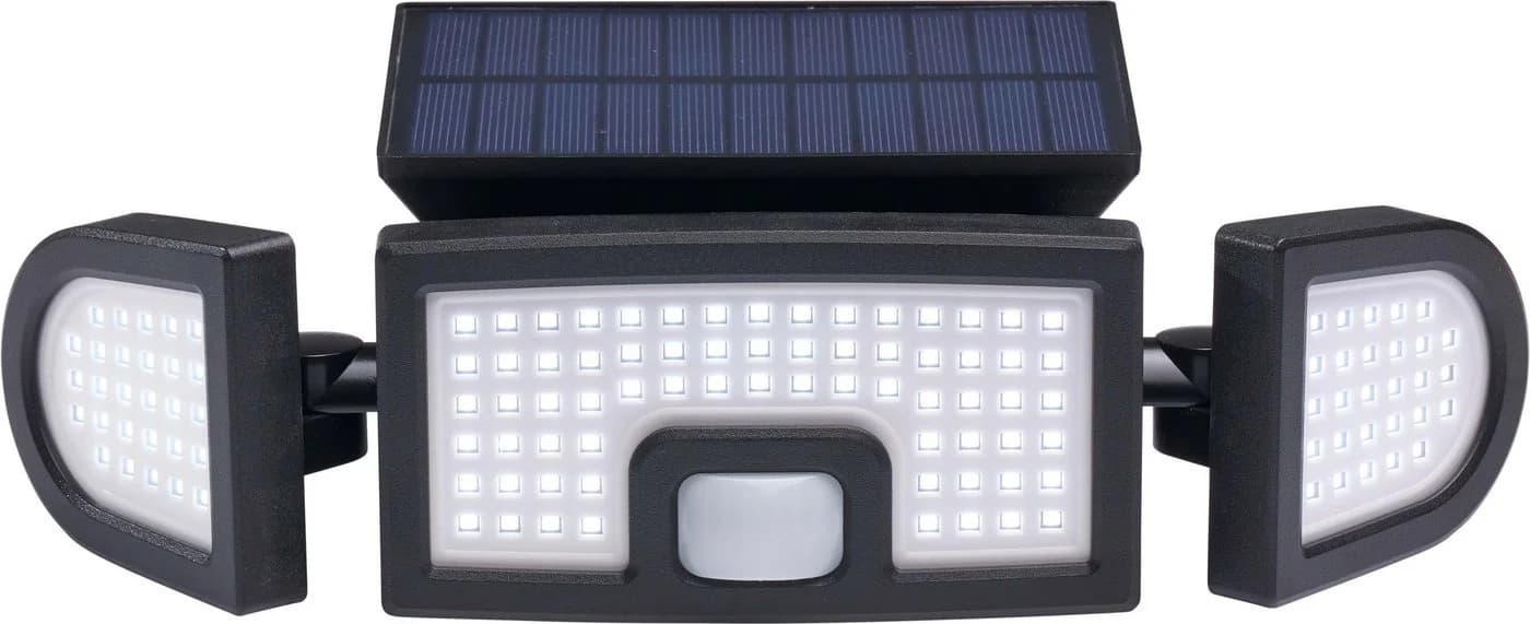 Northpoint LED Wandstrahler Solar Strahler mit Bewegungsmelder und Fernbedienung