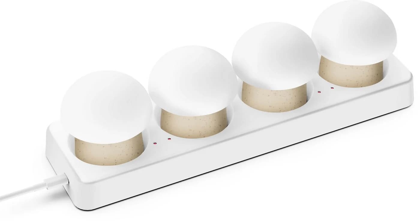Northpoint LED Dekolicht Mushroom Lounge Lights Beige USB-C IP44