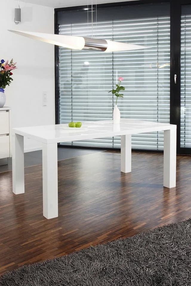 Salesfever Esstisch Esbjerg Weiß Hochglanz Modern