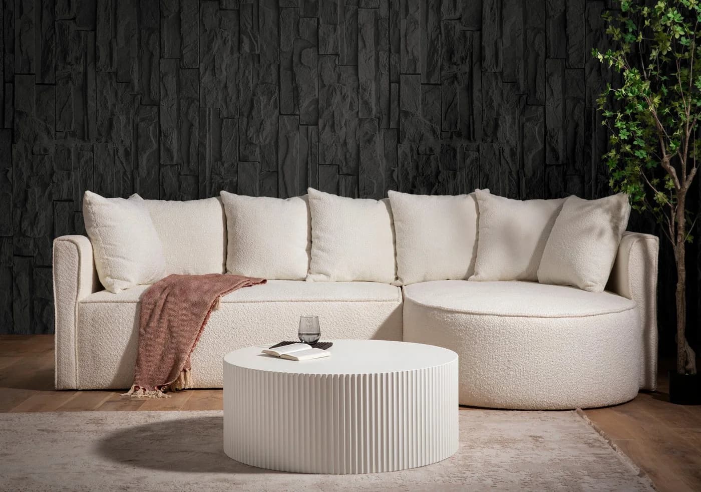 Salesfever Couchtisch New Orleans Weiß MDF