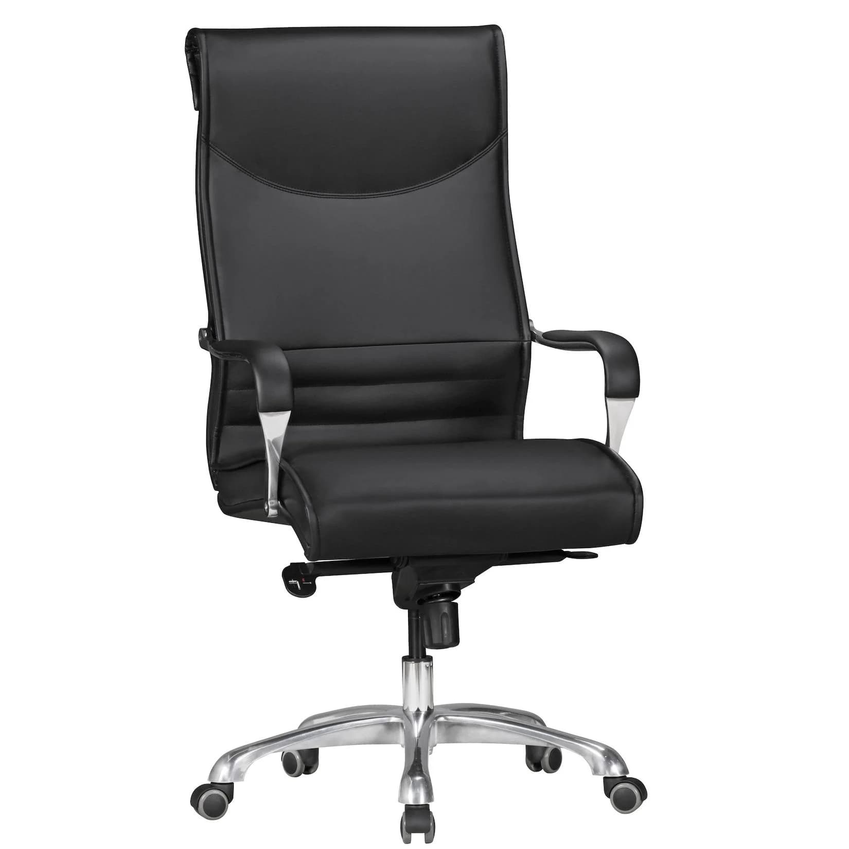 KADIMA DESIGN Chefsessel VENGA XXL Ergonomisch Kunstleder Schwarz/Caramel