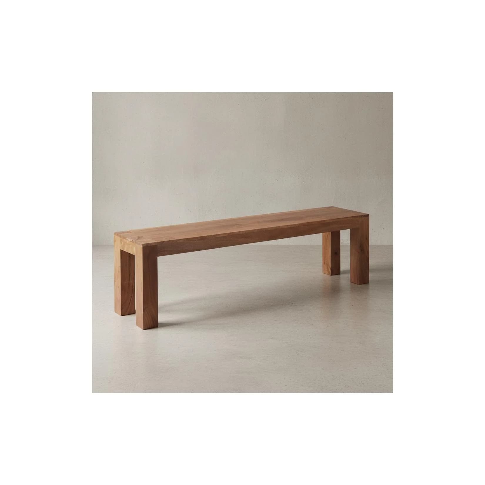KADIMA DESIGN Sitzbank Landhaus-Stil Massivholz Akazie