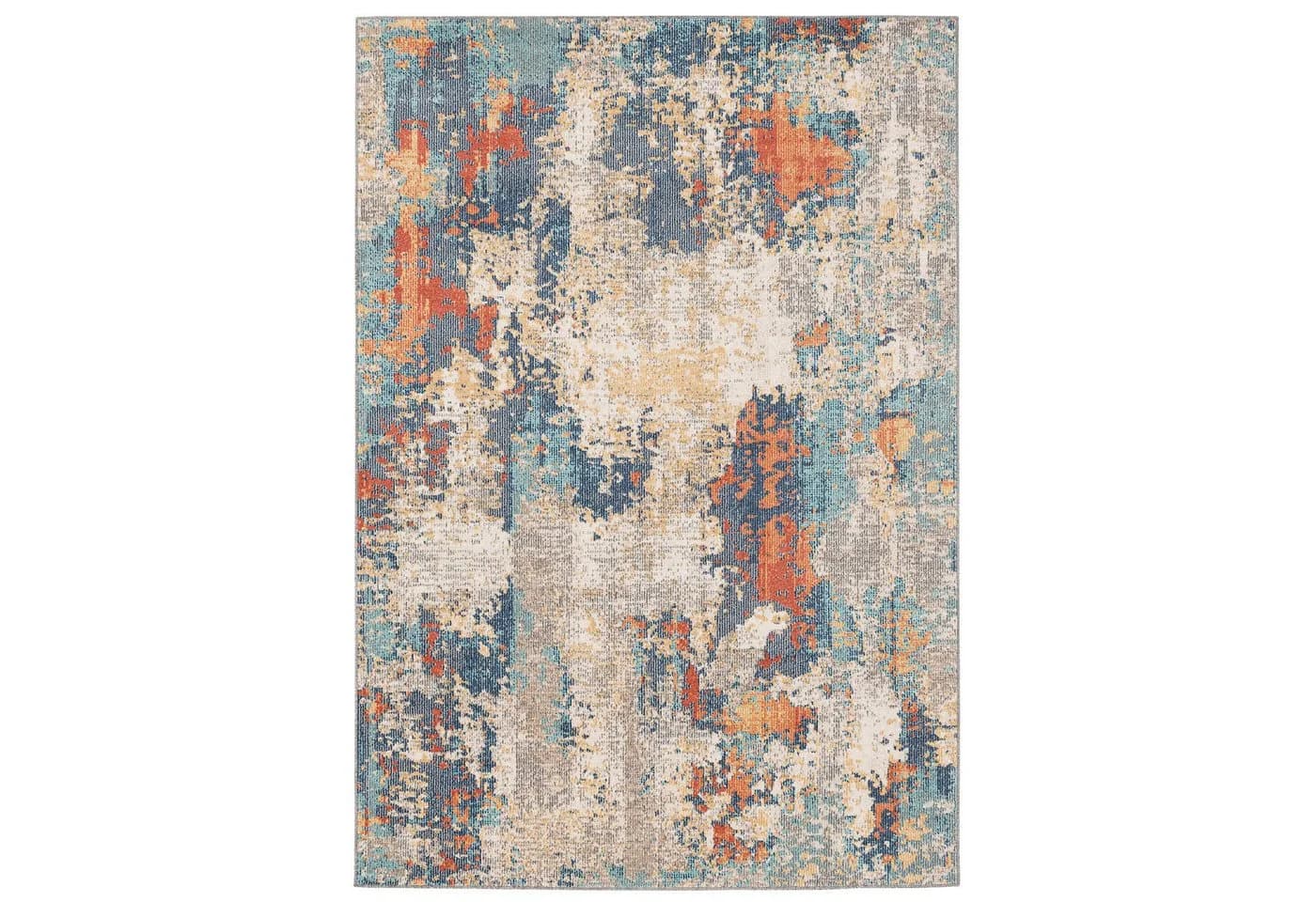 Pergamon Designteppich Lagos Vintage Grau In- und Outdoor Rechteckig