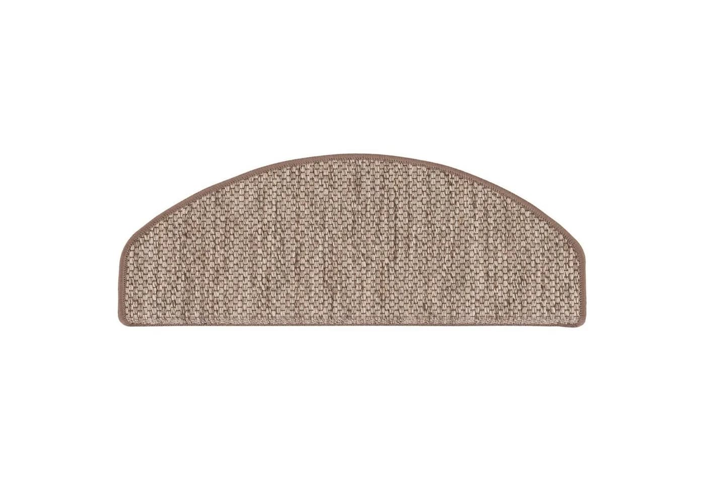Pergamon Stufenmatte Bentzon Flachgewebe 15er-Set Halbrund Braun