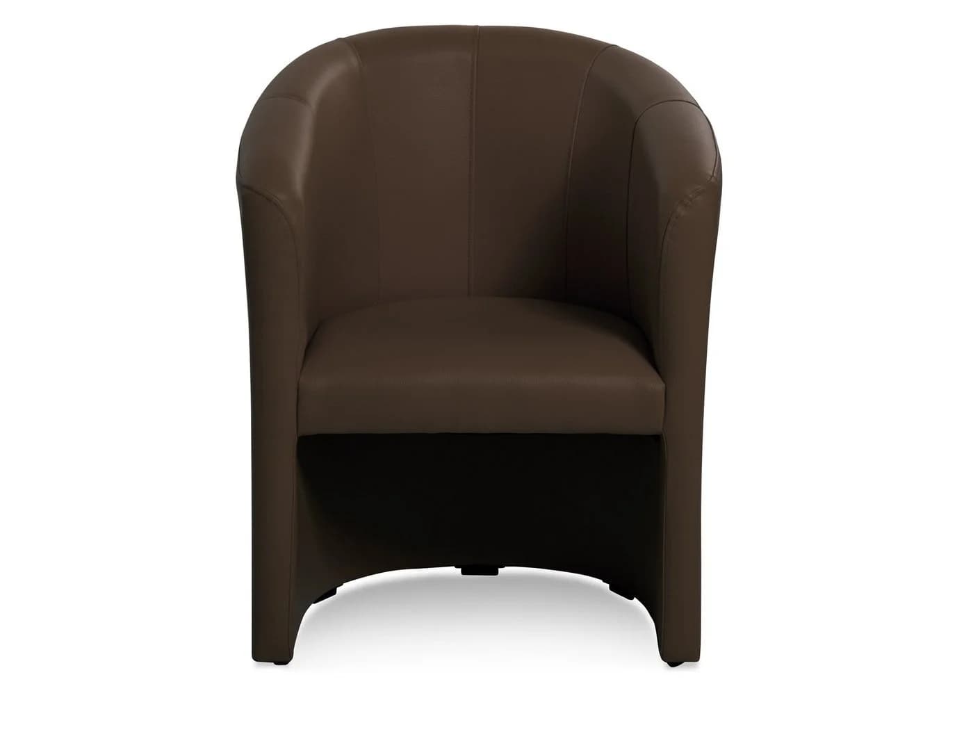 Moebel-Eins Sessel ABIZA Cocktailsessel Kunstleder Braun