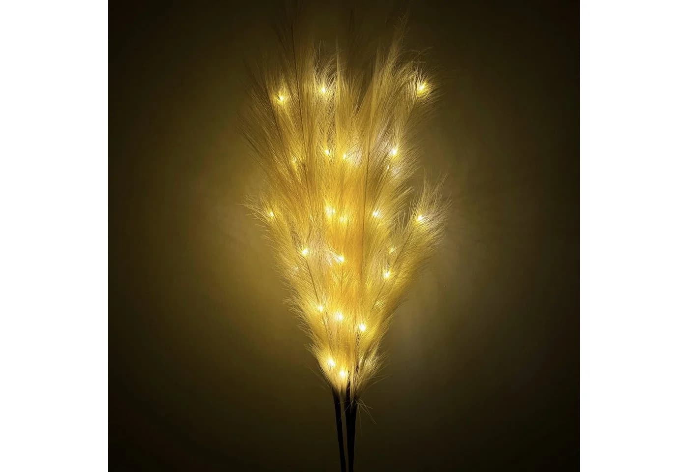 Kunstpflanze Pampasgras mit LED-Beleuchtung Online-Fuchs