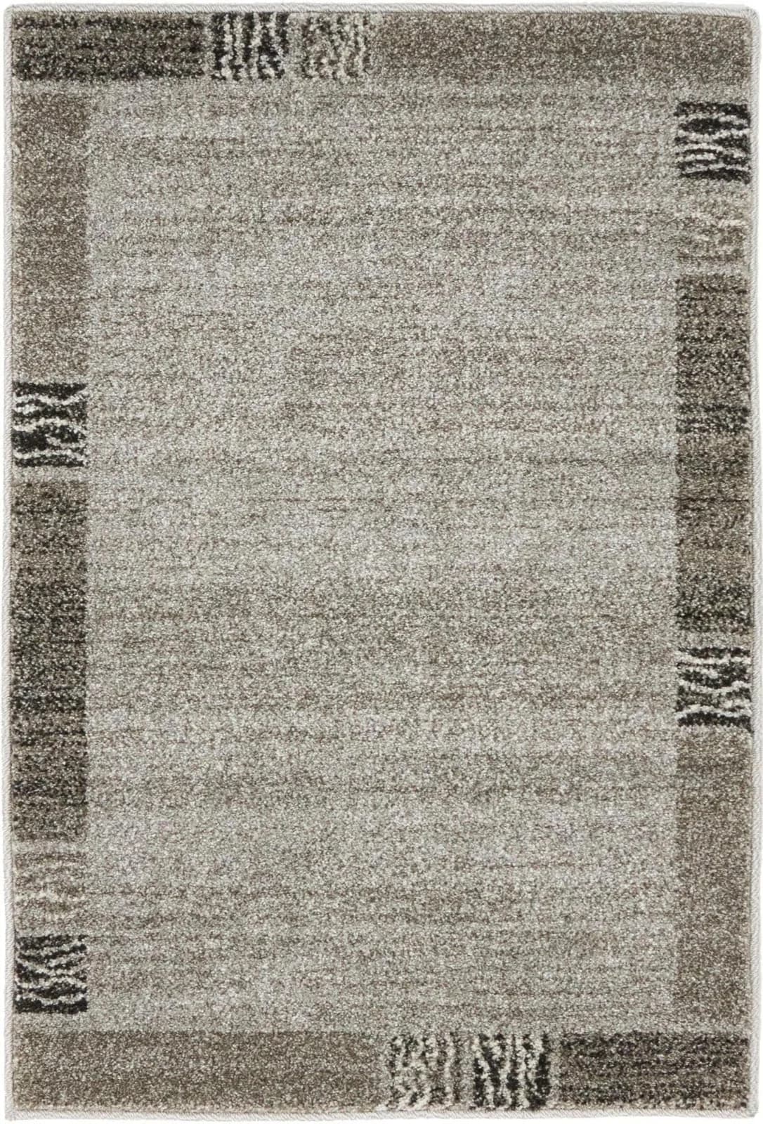 MyFlair Teppich Good Times Hellgrau Beige Kurzflor