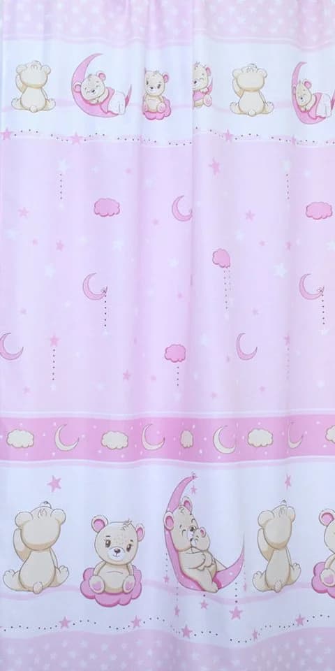 Primawela Betthimmel Rosa 100% Baumwolle mit Schleife