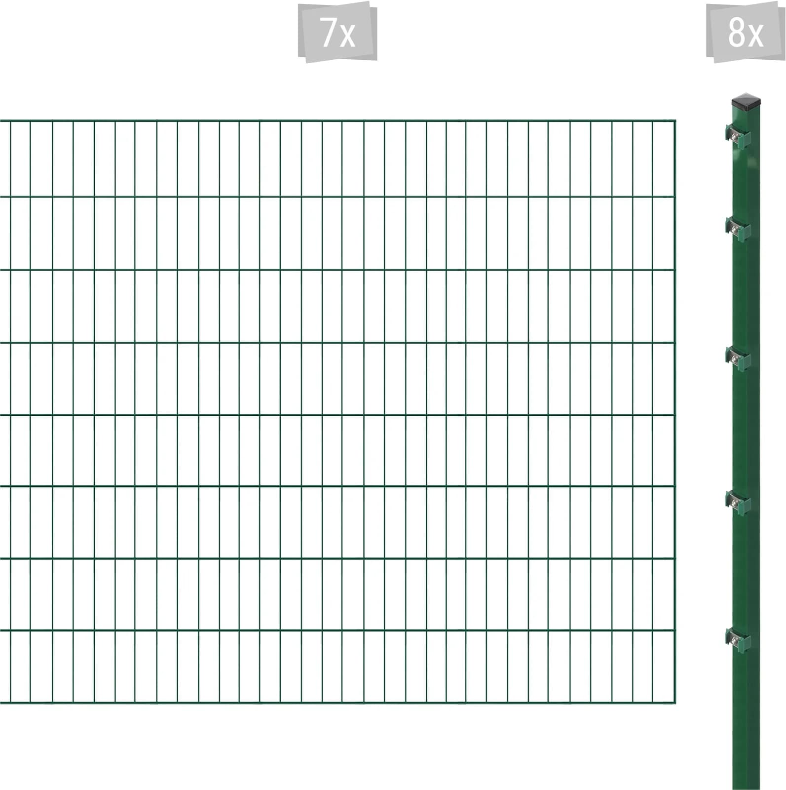 Einstabmattenzaun ARVOTEC ESSENTIAL 160 Kunststoff Stahl