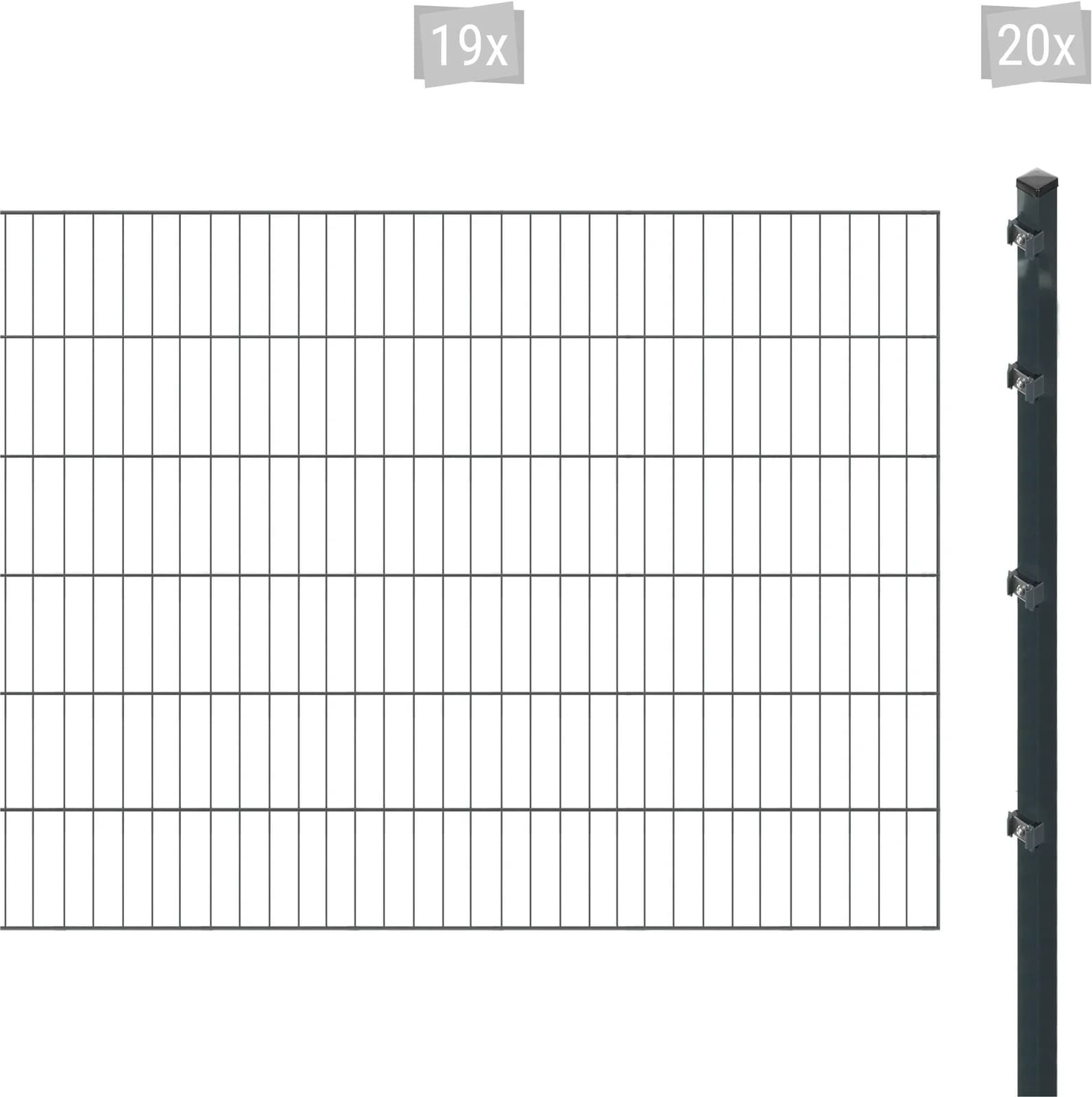 ARVOTEC ESSENTIAL 120 Einstabmattenzaun Anthrazit