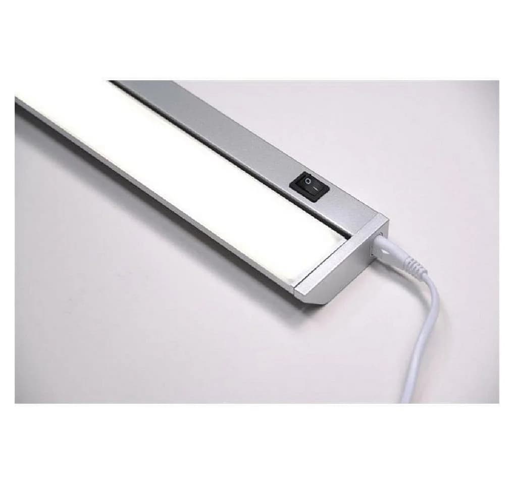 L&S LED Unterschrankleuchte schwenkbar Aluminium Neutralweiß