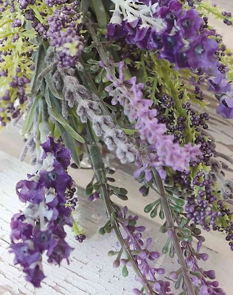 Kunstblumenstrauß Lavendel Kunststrauß KIRSA Violett 30cm artplants