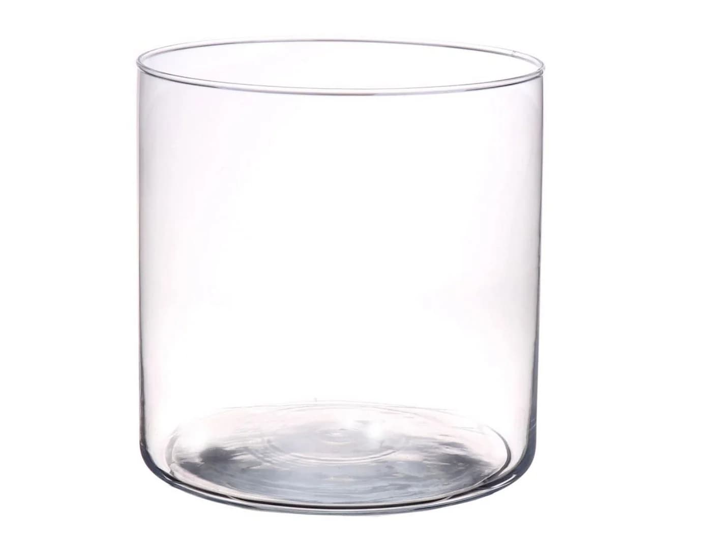 INNA-Glas Kerzenhalter Zylinder Windlicht Glas Sanny transparent 19cm