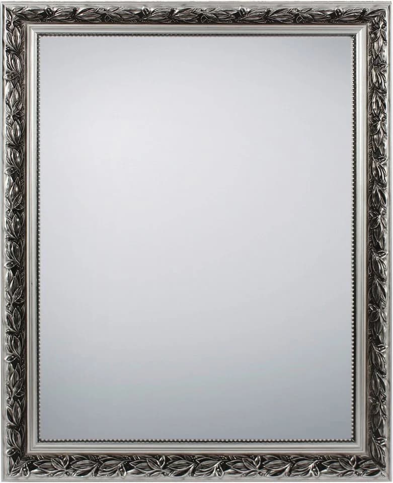 MIRRORS AND MORE Dekospiegel Silber Barockspiegel Wandspiegel