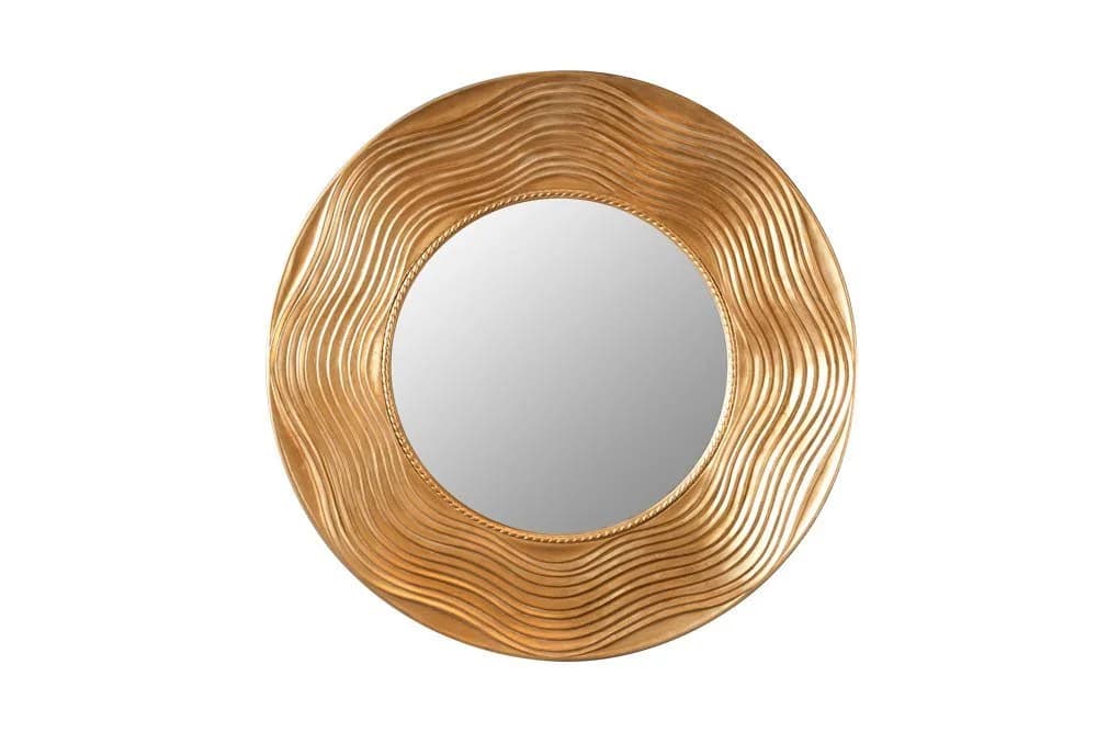 riess-ambiente Wandspiegel CIRCLE 100cm Gold Rund
