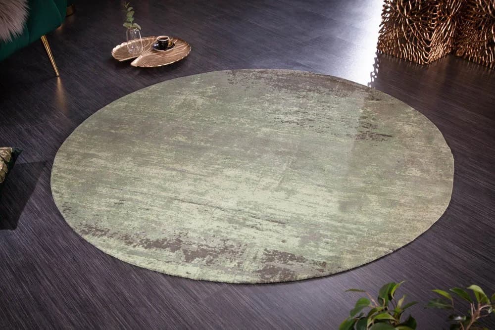 riess-ambiente Teppich MODERN ART 150cm Grün Vintage
