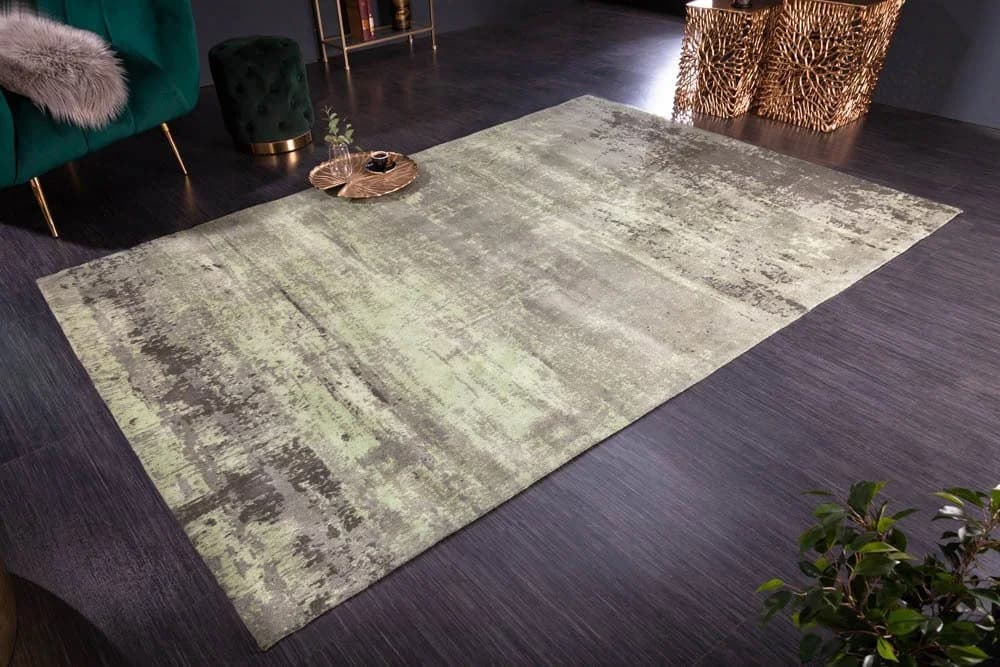 riess-ambiente Teppich Modern Art 240x160cm Grün Beige Vintage Design