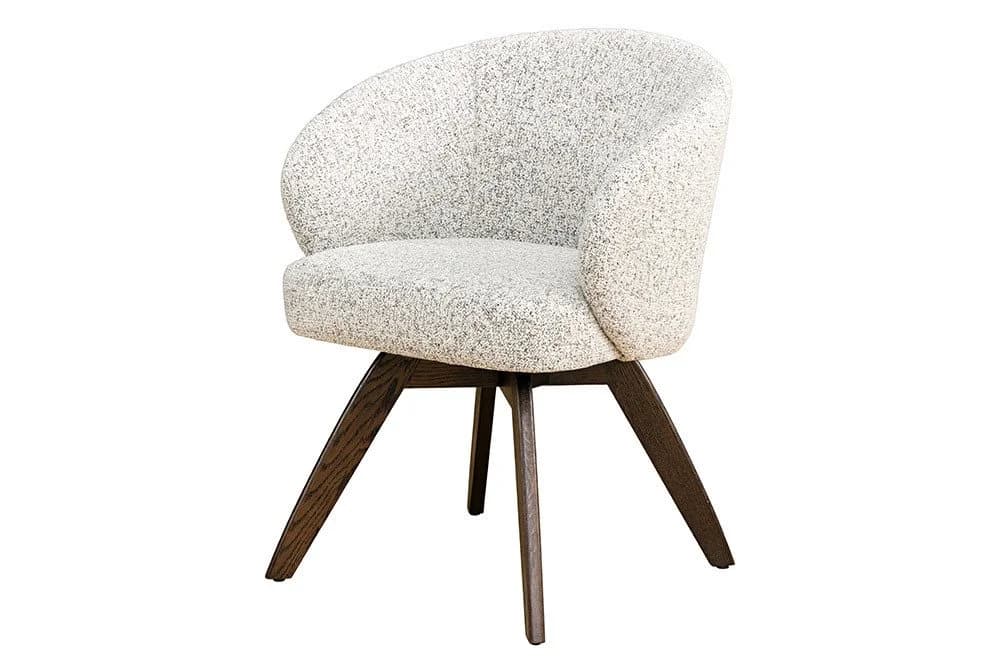 riess-ambiente Polsterstuhl WALKÜRE beige/braun mit Drehfunktion