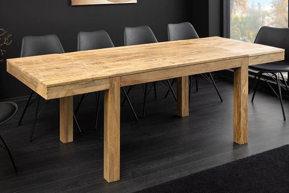 riess-ambiente Esstisch PURE 120-200cm Mangoholz Ausziehbar Massiv