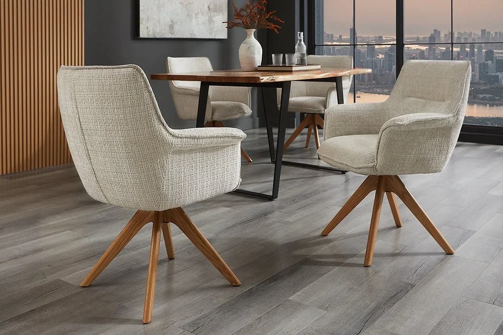 riess-ambiente Drehstuhl LE GRAND 87cm Beige