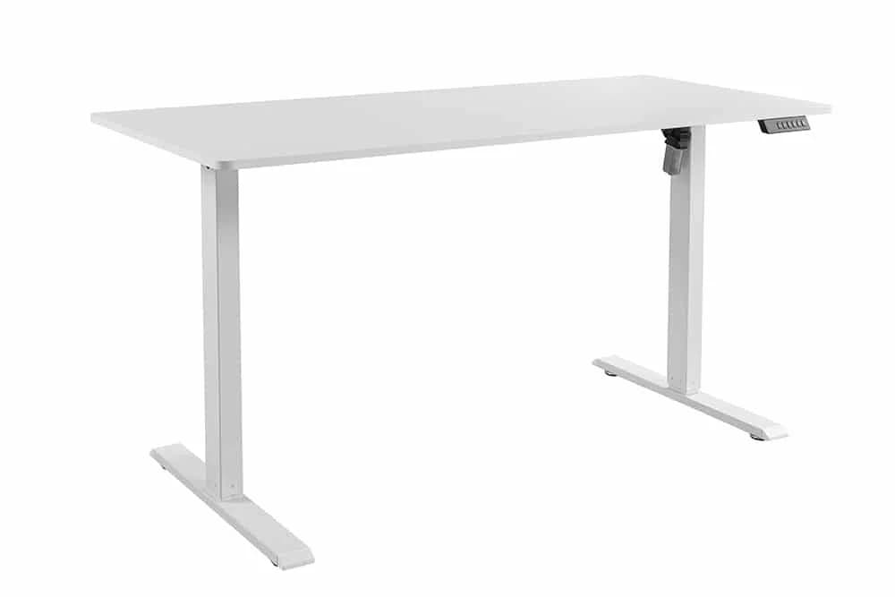 riess-ambiente Schreibtisch WHITE DESK 140cm Weiß Höhenverstellbar