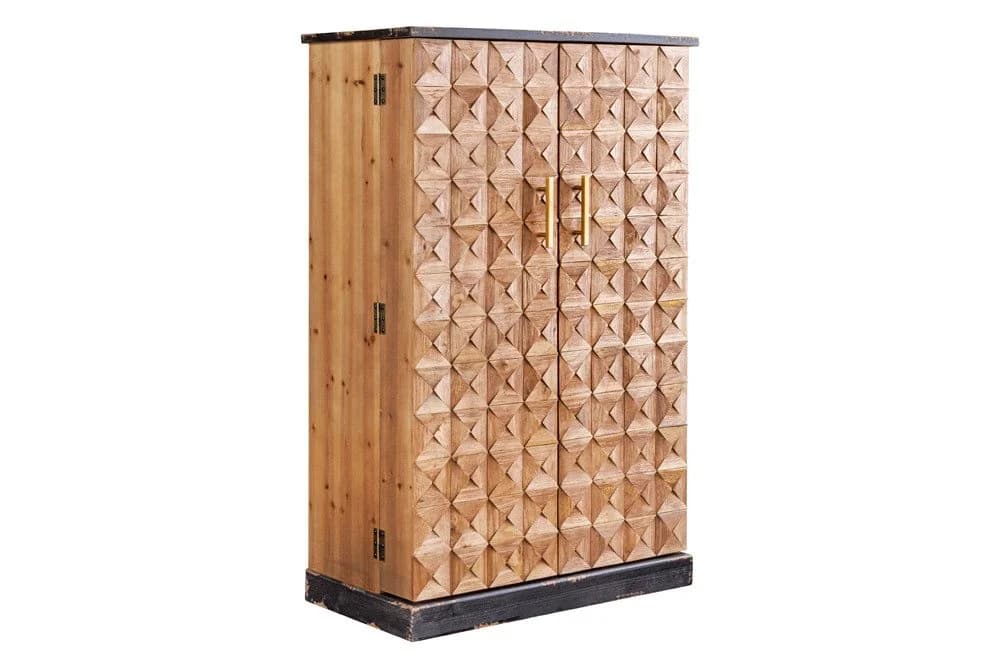 riess-ambiente Barschrank BODEGA 120cm natur Pinienholz Massivholz